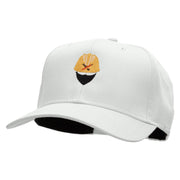 Architect Embroidered Solid Cotton Twill Pro Style Cap - White OSFM