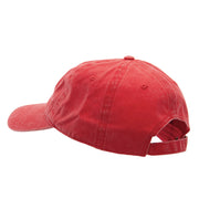 American Swimmer Embroidered Unstructured Pigment Dyed Cotton Cap