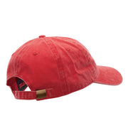 American Swimmer Embroidered Unstructured Pigment Dyed Cotton Cap