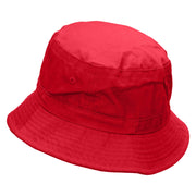 Sailboat Sunset Embroidered Bucket Hat - Red OSFM