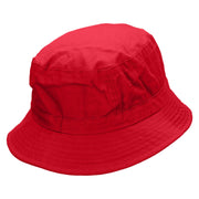 Sailboat Sunset Embroidered Bucket Hat - Red OSFM