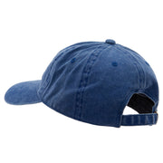 American Swimmer Embroidered Unstructured Pigment Dyed Cotton Cap