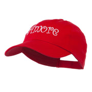 Wording of Amore Embroidered Cap