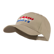 Three Color Army Logo Embroidered Cap