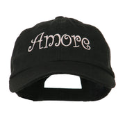 Wording of Amore Embroidered Cap