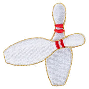 Bowling Pins Iron on Patch