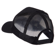 Asia, Australia and Other Flag Letter Patched Mesh Cap