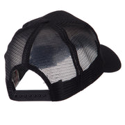 Asia, Australia and Other Flag Letter Patched Mesh Cap