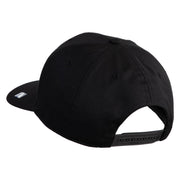 USAF Veteran Patched Solid Cotton Twill Pro Style Cap - Black OSFM