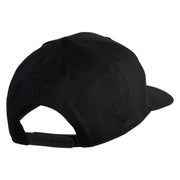 USAF Veteran Patched Solid Cotton Twill Pro Style Cap - Black OSFM