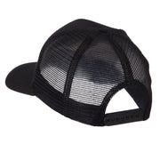 Asia, Australia and Other Flag Letter Patched Mesh Cap