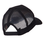 Asia, Australia and Other Flag Letter Patched Mesh Cap