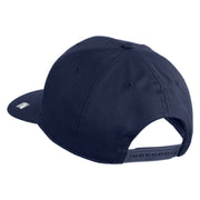 USAF Veteran Patched Solid Cotton Twill Pro Style Cap - Navy OSFM