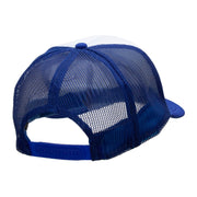 Sexy Trucker Mud Flap Patched Two Tone Polyester 5 Panel Foam Front Mesh Back Cap