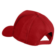 Acorn Patched Summer Foam Mesh Trucker Cap - Red OSFM