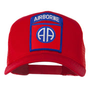 82nd Airborne Military Patched Mesh Cap