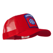 82nd Airborne Military Patched Mesh Cap