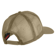 U.S. Seabees Can Do Blue Patched Solid Cotton Twill Mesh Prostyle Cap - Khaki OSFM