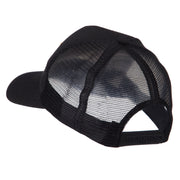 Asia, Australia and Other Flag Letter Patched Mesh Cap