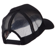 Asia, Australia and Other Flag Letter Patched Mesh Cap