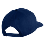 USAF Veteran Patched Solid Cotton Twill Pro Style Cap - Royal OSFM