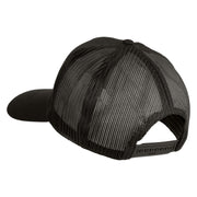U.S. Seabees Can Do Blue Patched Solid Cotton Twill Mesh Prostyle Cap - Charcoal OSFM