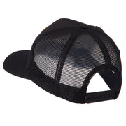 Asia, Australia and Other Flag Letter Patched Mesh Cap