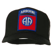 82nd Airborne Military Patched Mesh Cap