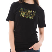 Army Mom Camo Graphic Design Short Sleeve Cotton Jersey T-Shirt