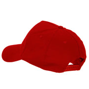 American Flag Heat Transfer 5 Panel Pro Style Brushed Cap