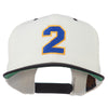 Athletic Number 2 Embroidered Classic Two Tone Cap