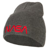 NASA Letters Embroidered Knitted Short Beanie