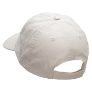 Camera Roll Embroidered Low Profile Dyed Cotton Twill Cap - Putty OSFM