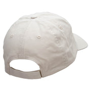 Camera Roll Embroidered Low Profile Dyed Cotton Twill Cap - Putty OSFM