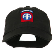 82nd Airborne Military Embroidered Pigment Dyed Cotton Cap