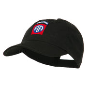 82nd Airborne Military Embroidered Pigment Dyed Cotton Cap