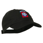 82nd Airborne Military Embroidered Pigment Dyed Cotton Cap