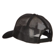 101st Airborne Veteran Embroidered Solid Cotton Mesh Pro Cap