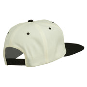 Arial Number 10 Embroidered Classic Two Tone Snap Back Cap