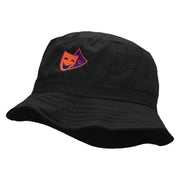 2 Face Embroidered Bucket Hat