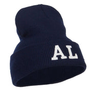 AL Alabama State Embroidered Long Beanie