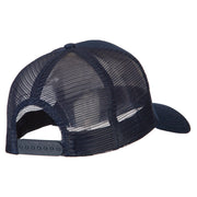 101st Airborne Veteran Embroidered Solid Cotton Mesh Pro Cap