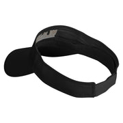 Not As Lean Still As Mean Embroidered Cotton Twill Sun Visor - Black OSFM