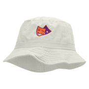 2 Face Embroidered Bucket Hat