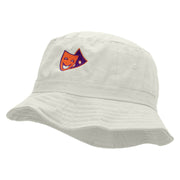 2 Face Embroidered Bucket Hat