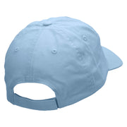 Camera Roll Embroidered Low Profile Dyed Cotton Twill Cap - Sky-Blue OSFM