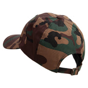 US Warship Navy Unstructured Low Profile 6 panel Cotton Cap - Green-Camo OSFM