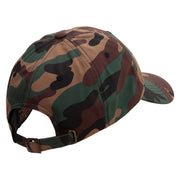 US Warship Navy Unstructured Low Profile 6 panel Cotton Cap - Green-Camo OSFM