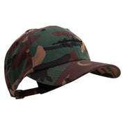 US Warship Navy Unstructured Low Profile 6 panel Cotton Cap - Green-Camo OSFM