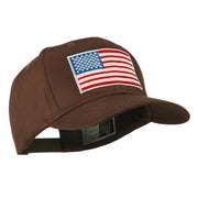 American Flag Embroidered Cap